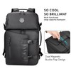 SWICKY Travel black Laptop backpack 37L ，carry on Flight Approved