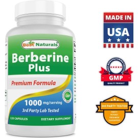 Berberina Berberine Salud Cardiovascular 120 Capsulas Eg Z22 Sabor Sin Sabor