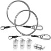 NAZOU Trailer Lift Assist Lift Cables Kit 2Pcs for Trailer