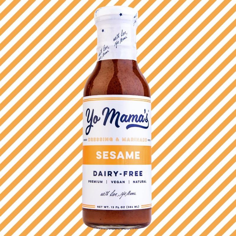 Yo Mama's Foods Gourmet Honey Balsamic & Asian Sesame Dressing