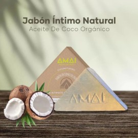 Amai Jabón Íntimo Natural En Barra Aceite De Coco Orgánico