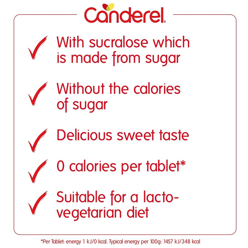 Canderel Sweetely Sweetener - 300 Tablets (Pack of 3)