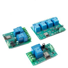 EFDBPNYM WiFi 1/2/4 Channel Relay Module ESP-12F Development Board DC 5V 7-28V 30A for Smart Home Wireless Control(2 Channel)