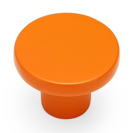 Ravinte 30 Pack Cabinet Knobs Orange Kitchen Cabinet Knobs Round Dresser Drawer Knobs Orange Drawer Pulls Closet Door Knobs 1-1/5 Inch