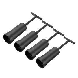 sourcing map G9 Socket Ring Removal Tool Light Replacing Accessories, Black PVC, Pack of 4