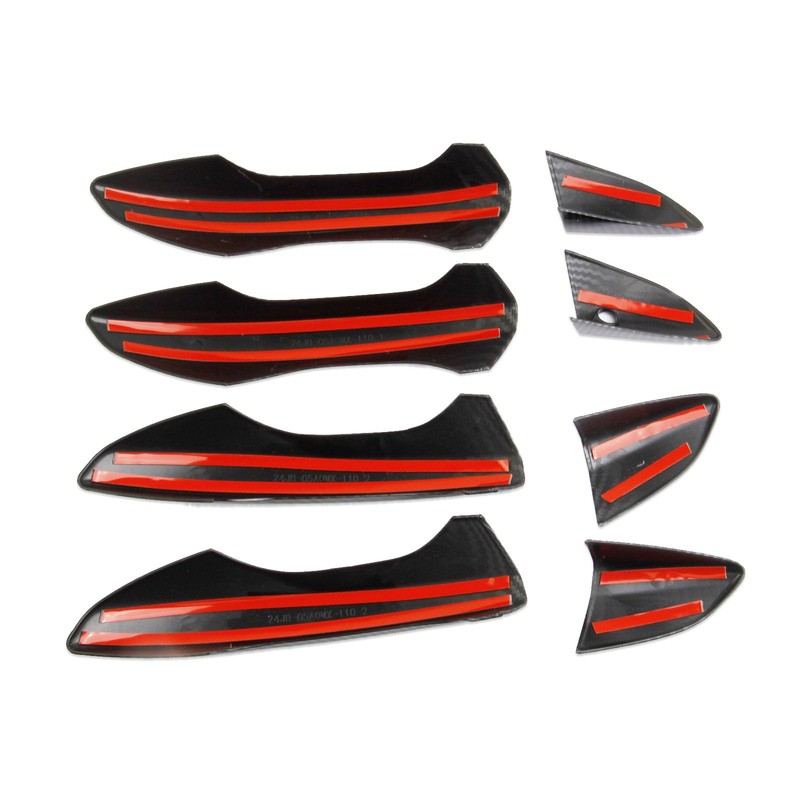 crosselec Carbon Fiber Door Handles Trim Cover Accessories for 2022-2025