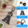 Vadaka Initial Letter Keychain Keyring Couple Keychain for Girlfriend Boyfriend