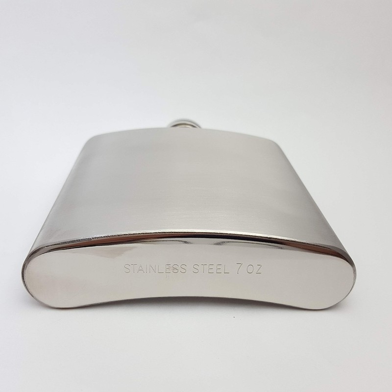 Flask With Leather Belt Holder (Brown)