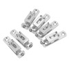 6PCS Guitar Bridge Saddle Split Type Zinc Alloy Electric Guitar