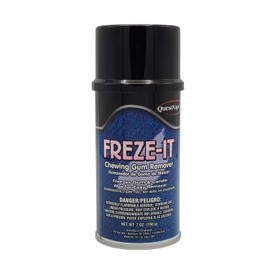 Grace I am Freze-It Chewing Gum Remover 7 oz Spray Cleans Candle Wax, Putty, Gummy residues on Carpet, Wall, Driveways, Furniture, Upholstery, mats, Shoes Cloth