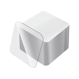 UUYYEO 100 Pcs 6 x 6cm Clear Double Sided Adhesive Pads Square Waterproof Mounting Tape Wall Hanging Sticky Pads Small Sticky Gel Pads Two Sided Wall Tape Squares Removable Poster Tape for Metals