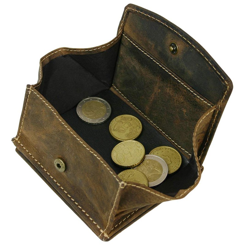 J.Jones Men's Genuine Leather Wallet Viennese Box or Dollar Clip