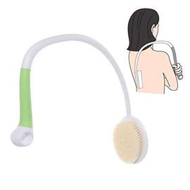 Wefaner Cepillo Espalda Mango Largo Ergonómico Cerdas Suaves Todas Partes Cuerpo Todo Tipo Piel Exfoliación Suave Mejora Salud