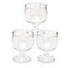 12 Mini Plastic Brandy Glasses Wedding Favor Clear