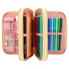 Depesche 12378 TOPModel Hippie Heart - Filled 3-Compartment Pencil Case