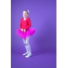 tanzmuster ® Romy Ballet Tutu Girls' Long-Sleeved Cotton Ballet Bodysuit