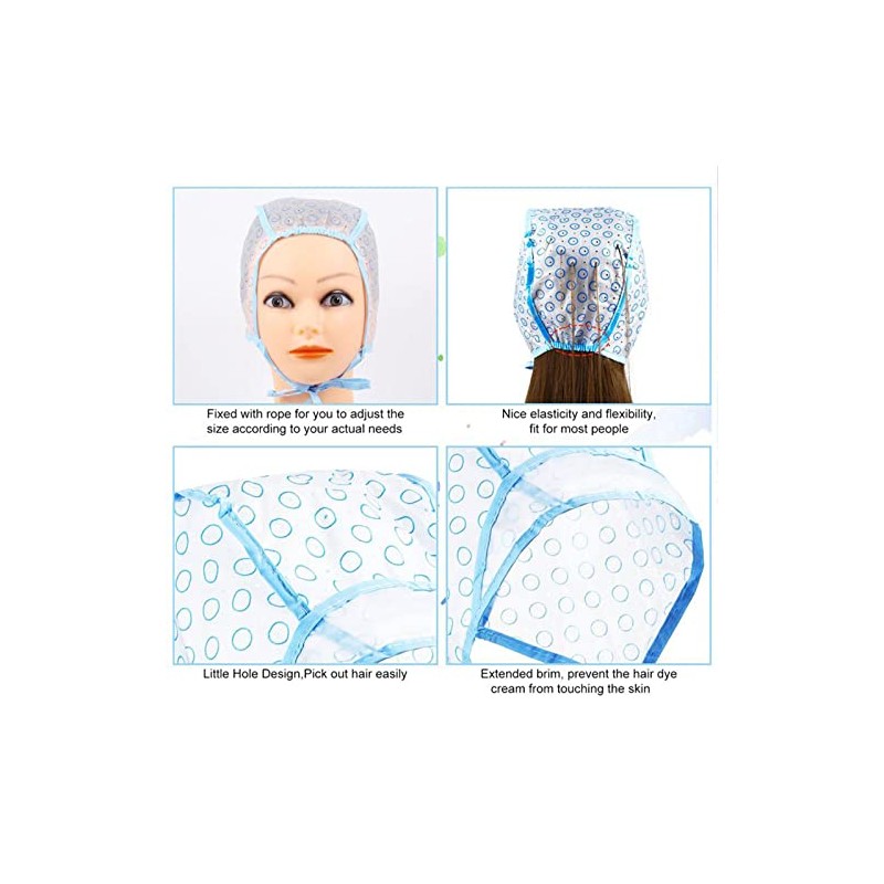 Hair Highlighting Kit Disposable Highlight Cap Coloring Dye Tool Set