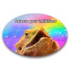 Magnet Me Up WHOSAGOODLIZARD Funny Lizard Magnet Decal - 4x6