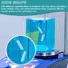 PTFE Magnetic Stirrer Mixer Stirring Rod with Ring Shape White