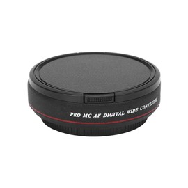 Annadue 62mm 0.45X Wide Angle Lens, Ultra Slim Wide Angle Lens with Large Aperture, Wide Angle Lens Filter 62mm 0.45X for DSLR Cameras, Camcorder Lenses with 62mm Diameter