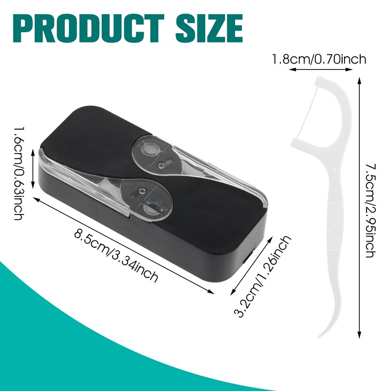 WLLHYF Portable Dental Floss Case Automatic Dental Floss Pick Organizer