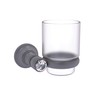 Allied Brass Carolina Crystal Collection Wall Mounted Tumbler Toothbrush Holder,
