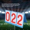 Scoreboard Flipper, Portable 3-Digit Flip Scoreboard Tabletop Score Keeper for