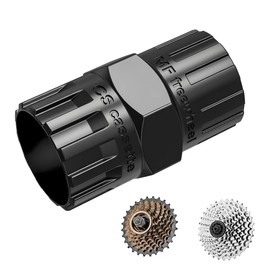 MOERAE Sprocket Puller 2-in-1 Bicycle Tool, Bicycle Cassette Tool Removal of Freewheel Tools with 12 Teeth, Steel Sprocket Puller Compatible with Shimano, SRAM, Sun Race, Sun Tour