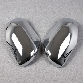 Beautost Fit for Toyota Tundra 2022 2023 2024 2025 2026 Rear View Mirror Side Molding Guard Cover Trims (Chrome)