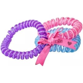 URBAN CURLS Set de 3 Ligas Elásticas Multicolor para Cabello Rizado, Ondulado y Grueso – Sujetador de Alta Resistencia, Antideslizante, Sin Jalones, Ideal para Rizos, Afro y Uso Diario
