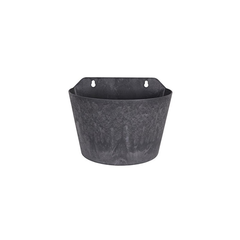 Artstone Claire Wall Pot, 24x16x18 cm, Black