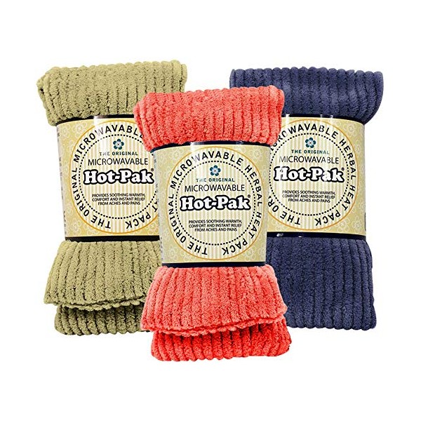 Original Microwavable Hot-Pak in Soft Cord Cover (Spa Green)