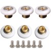 Shower Door Rollers，Roller Diameter 27mm, The Bathroom Glass Door Replacement