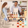 Nuogo 6 Pcs Coffee Syrup Dispenser Bottles Set 750ml, 500ml,