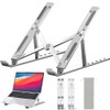 JEWYOCO 2-Piece Laptop Stand, Tablet Stand, PC Stand, Foldable, Lightweight,