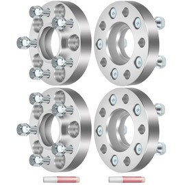 Abrillvt 4PCS 5x4.5 Wheel Spacers 1 inch Thread Size Thick 14x1.5 Compatible with for 300 05-19 for Challenger Wheel Spacers 09-19 for Charger Wheel Spacers 06-19
