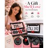 1 Pack Bling License Plate Frames for Women with Bow,