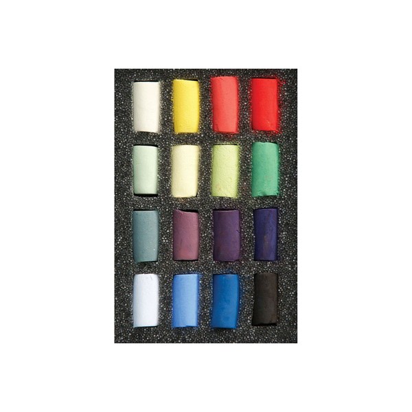 Unison Colour Soft Pastel Hand Made 16 Half-Stick Set