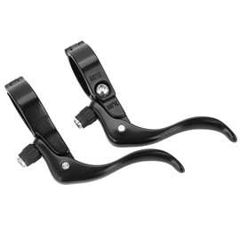 1 Pair Brake Lever 31.8mm, Lightweight 31.8mm Road Bike Brake Levers Aluminum Alloy Road Bike Brake Lever 31.8mm Cycling Accessory (Black)