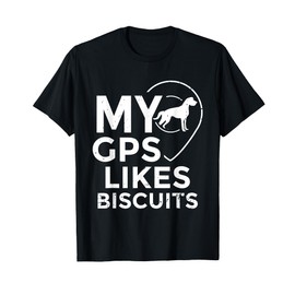 Blind Humor GPS Biscuits Blind Life Guide Dog Training T-Shirt for Men Women Girls Kids