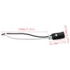E-outstanding 6-Pack E12 Lamp Holder with 5.9 Inch Wire Leads,