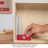 Combination and Double Woodworking Tools Adjustable Woodworkers Edge Rule for