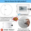 Thermostat Lock Box Transparent Acrylic Universal Clear Cover with 2