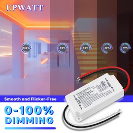 Led Driver 60W Triac Dimmable, Power Supply, AC100-130V to DC12V Transformer,Compatible with Most Dimmers for LED Lighting,UL,Class 2,Class P Certified