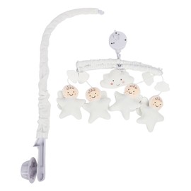 Baby Bed Bell Soft Plush Baby Crib Bell Visual Development Rotatable Hanging Musical Crib Toy for Newborn