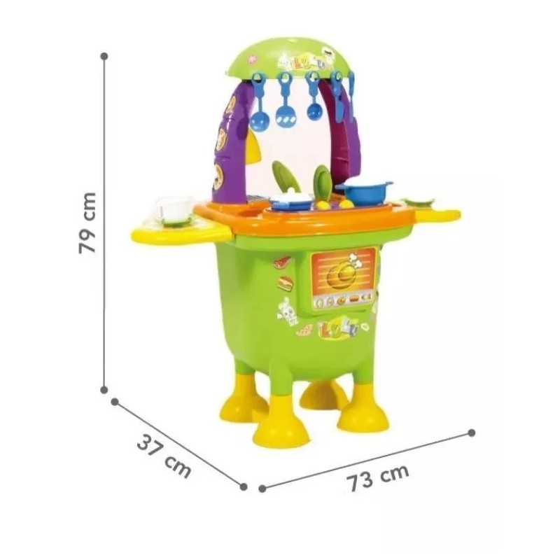 Mytek Cocinita Juguete Mini Chef Con 15 Accesorios