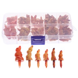 MAGICLULU 70Pcs Plastic Santa Claus Snowman Nose Xmas Plastic Santa Claus Nose Carrot Crafts Safety Santa Claus Dolls Nose