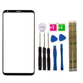 BAIGE Replacement Repair Front Outer Glass Lens Cover Screen for LG V30 H932 VS996 US998 H931 H933 H930 H932 V300 6.0 in Parts Adhesive Tool (No LCD Touch & Digitizer) (V30)