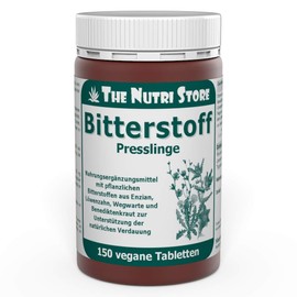 Bitter Substance Vegan Tablets Pack of 150 Bitter Substances from Gentian, Dandelion, Waywart and Benedict Herb