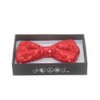 NEW Tuxedo Classic BowTie Sequin Neckwear Adjustable Unisex Bow Tie (Red)